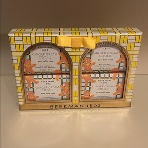 Beekman 1802 Ginger Cream Cookie 4 x 3.5 oz goat milk soap Gift Box